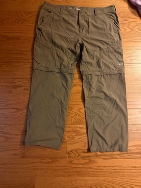 Under Armour Men’s Olive Green/Stone Cargo Zip-Off Pants